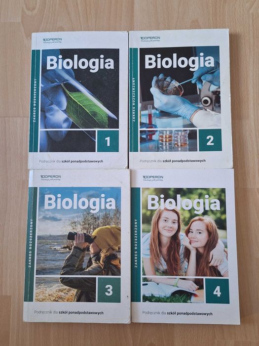 Zestaw podręczników - biologia rozszerzona - klasy 1,2,3,4 - Operon