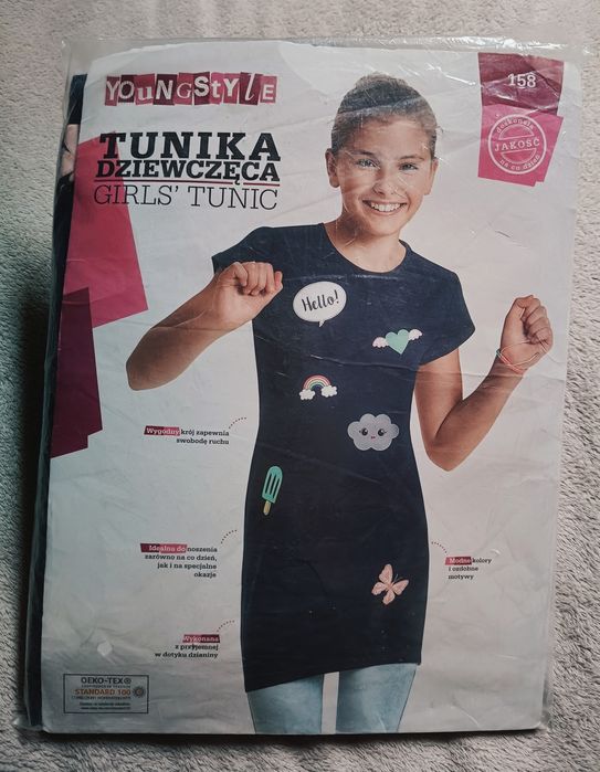NOWA, tunika, sukienka, r. 158