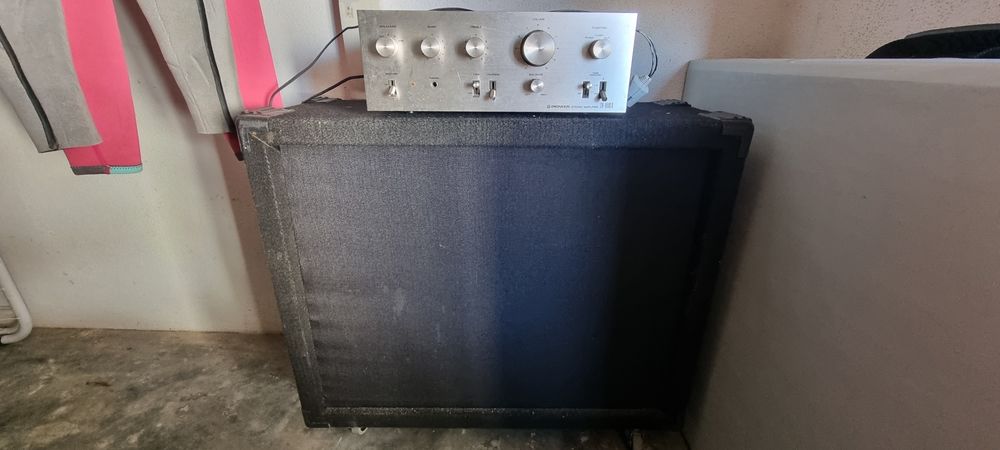 Amplificador Pioneer SA-6500 II e coluna