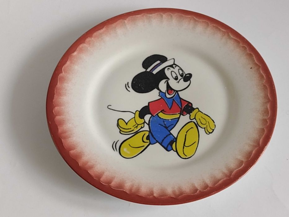 BOGUCICE - Stary talerzyk śniadaniowy Myszka Miki