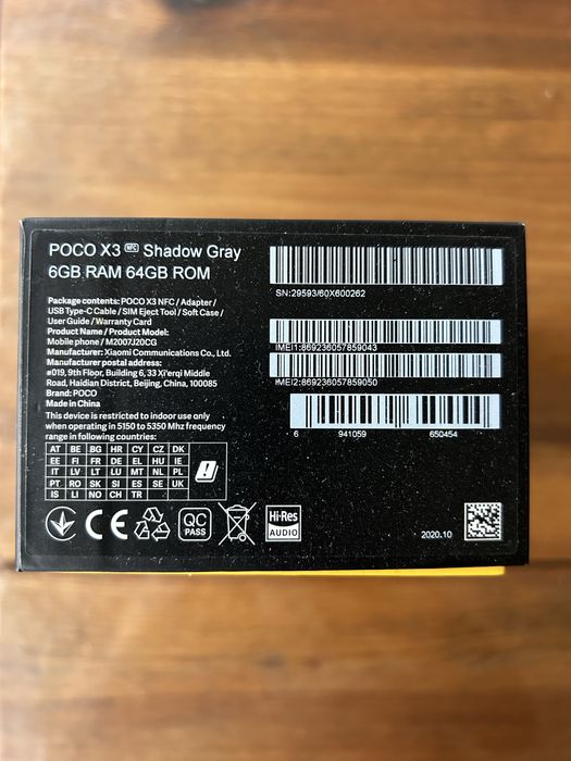 POCO X3 Shadow Gray 6/64 - uzywany, okazja