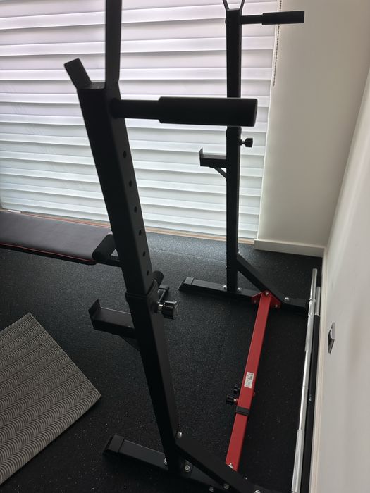 Suporte para barra de pesos