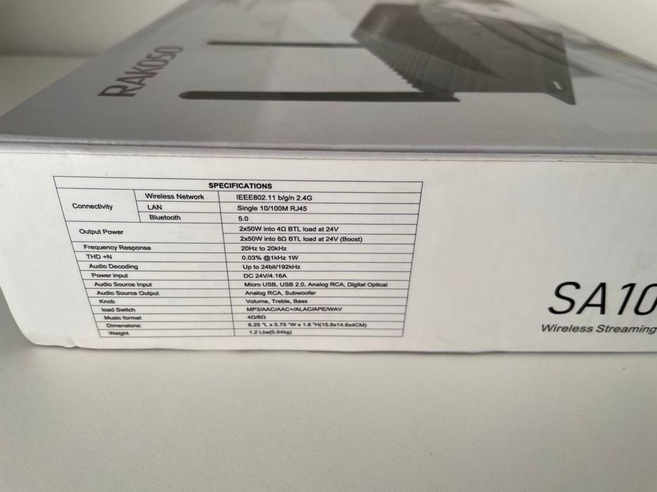 Arylic SA100 – підсилювач  Hi-Fi обладнання, підсилювач