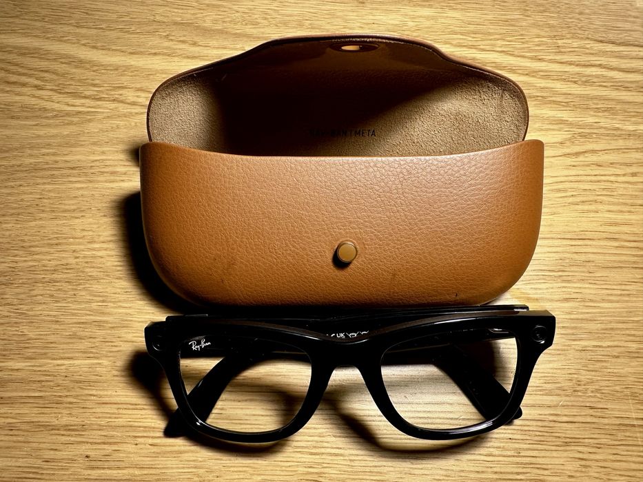 Okulary RAY BAN Meta Wayfarer Czarny połysk