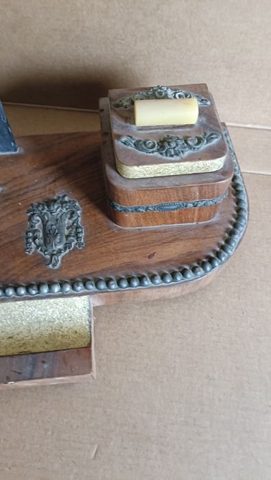 Tinteiro de secretaria vintage