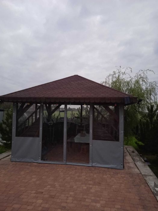 Plandeki na altany tarasy i wiaty | Na wymiar montaż nadruk wysyłka