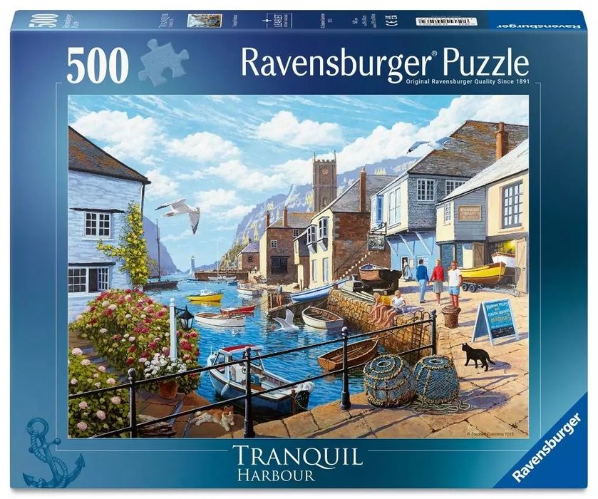 Puzzle 2D: Spokojna Przystań 500el. Ravensburger