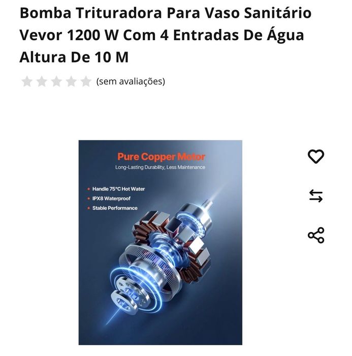 For free: Brand new system Bomba e trituradora sanibroyeur system