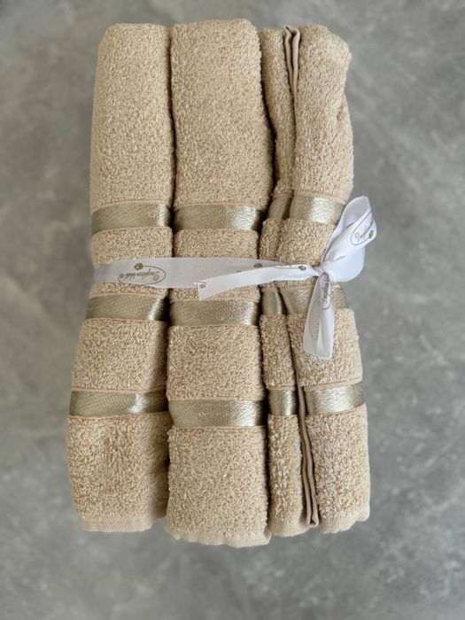 Краща ціна! Комплект банных полотенец, рушник, набір рушників, Турція