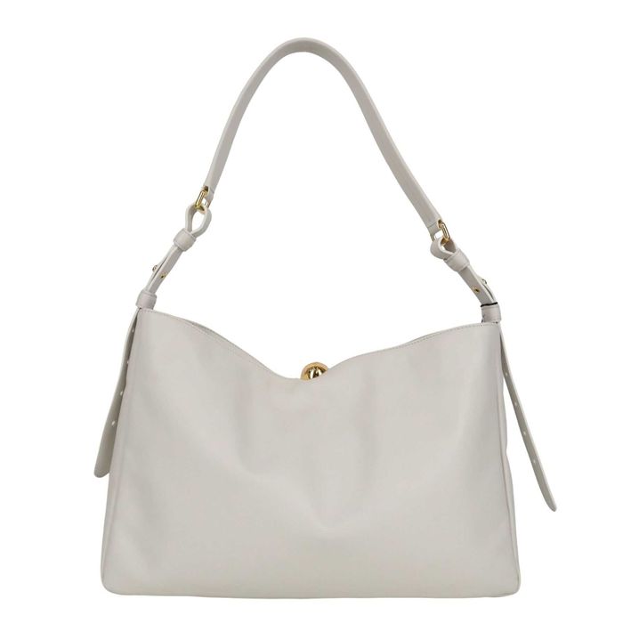 Torebka damska Furla na ramię, kremowa, NOWA, skórzana ACS6278