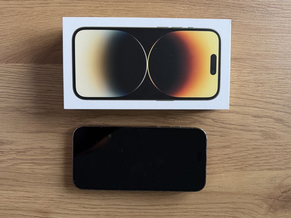 Iphone 14 pro 256 GB złoty z oryginalnym pudełkiem i kablem