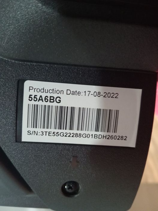 Vendo TV 55" para pecas