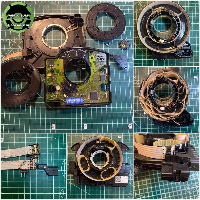 Ремонт шлейфа руля, Подрулевой блок 5K0953569,5Q0953569 VW/SKODA/AUDI