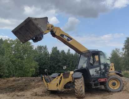 Usługi koparką obrotowa,koparko ladowarka,Roboty ziemne, transport