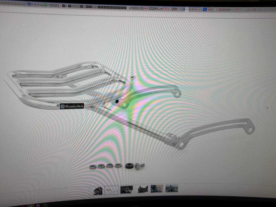 Спинка с багажником на BMW R 18 Wunderlich