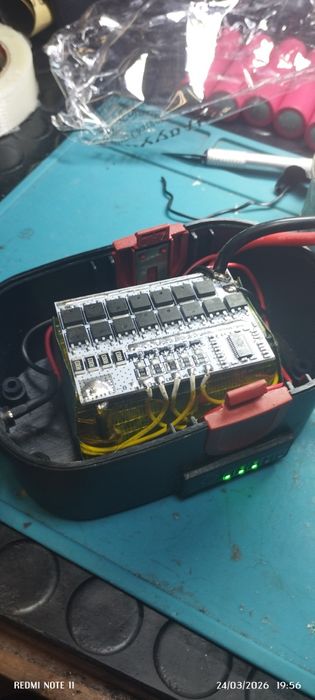 Aparafusadora ROBUSE 18V Cordless Drill convertida para Lítio