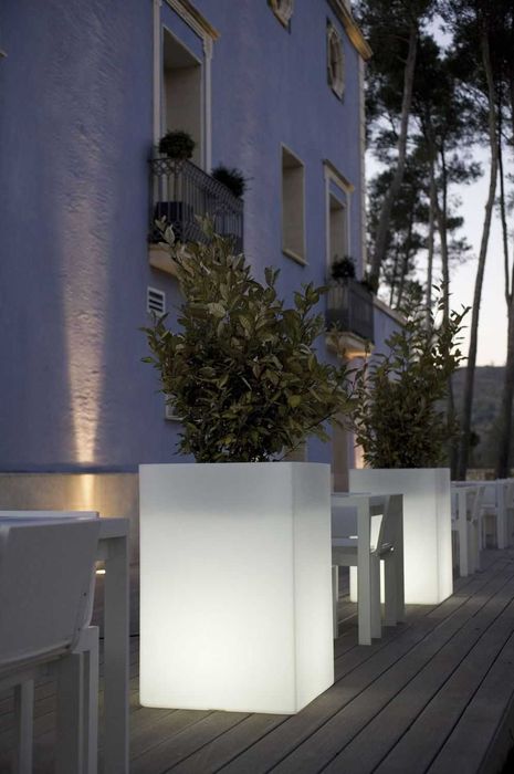 Mobiliario led vasos