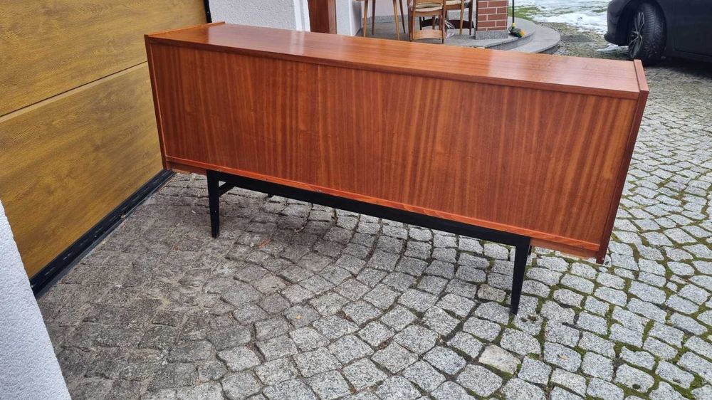 Sideboard Mezulanik Komoda Mid Century Design PRL Czechosłowacja