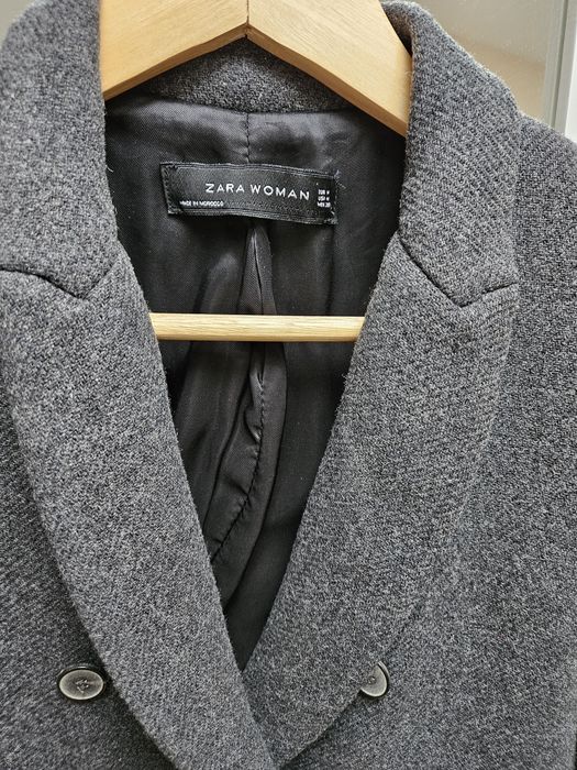 Płaszcz wełniany ZARA S 36