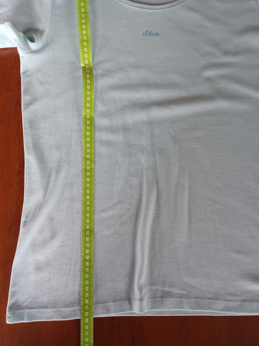bluzka t-shirt błękitna, jak nowa, s.Oliwer,  XL, XXL