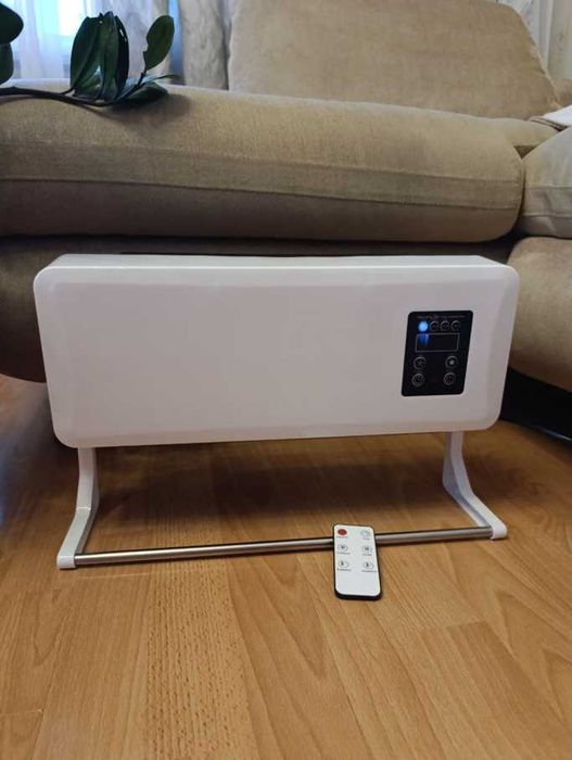 Обігрівач з пультом сушаркою настінний тепловентилятор дуйка LED екран