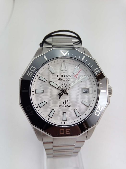 Мужские часы Bulova Precisionist Marine Star 96B426 точность колебаний 262 кГц, сапфир