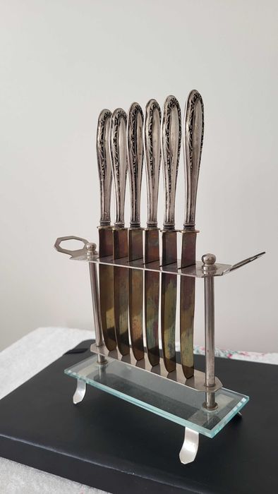 Srebrne noże do owoców Niemcy (800)