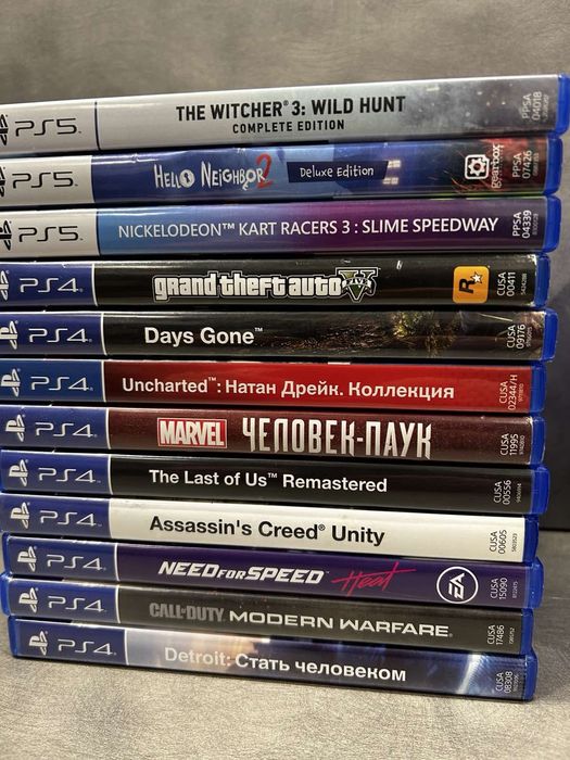Диски ігри игры ПС PS playstation 4 5