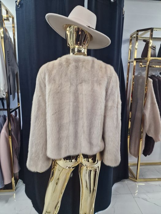 Futro norek  srebrnych