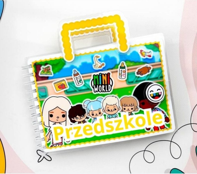 Przedszkole Toca Boca książka z elementami na rzepy