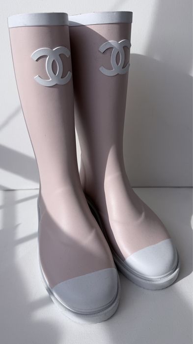 Kalosze  Chanel Różowe /Pink