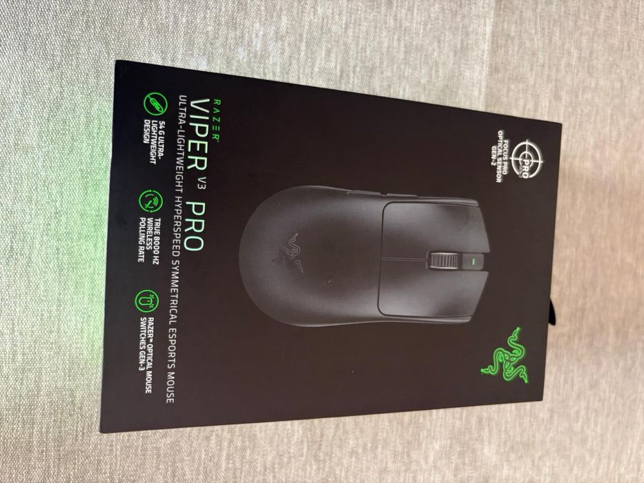 Rato Razer V3 Pro Wireless / teclado Razer Blackwidow V3 / Mousepad Razer XXL