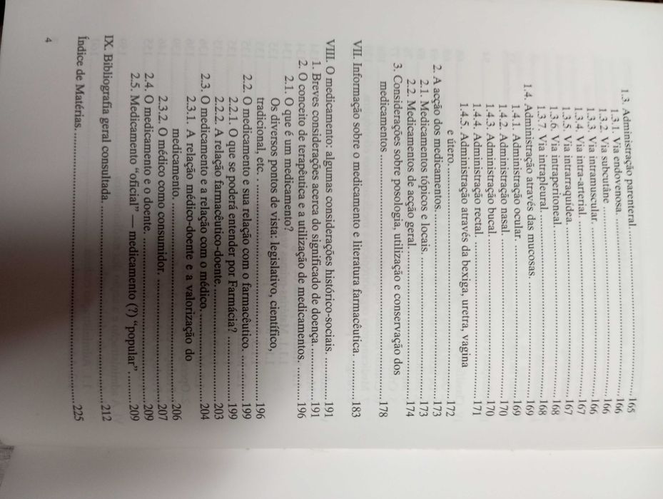 Farmácia e o medicamento