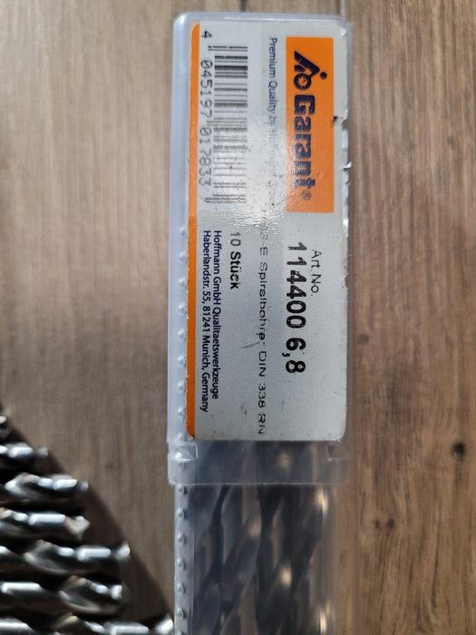 Zestaw wierteł Hss-E Garant