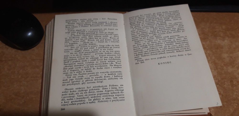 August  Powsinoga -K.  Hamsun- P-ń 1931, oryg. opr. Bibl. L. Nobla