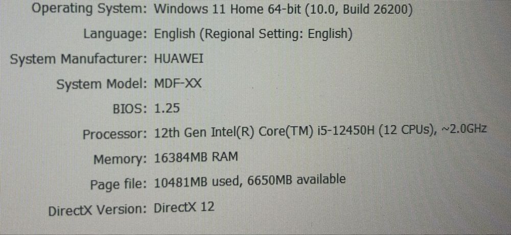 Laptop Huawei Matebook D14