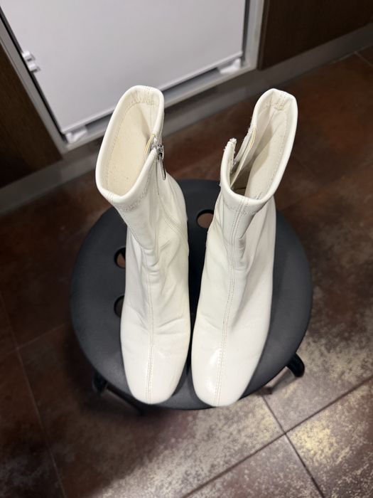 Botas brancas tipo napa da Berska
