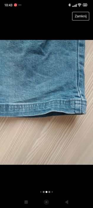 Chłopięce szorty jeansowe