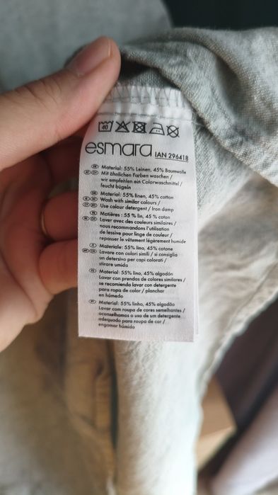 Letnia lniana sukienka Esmara L/XL