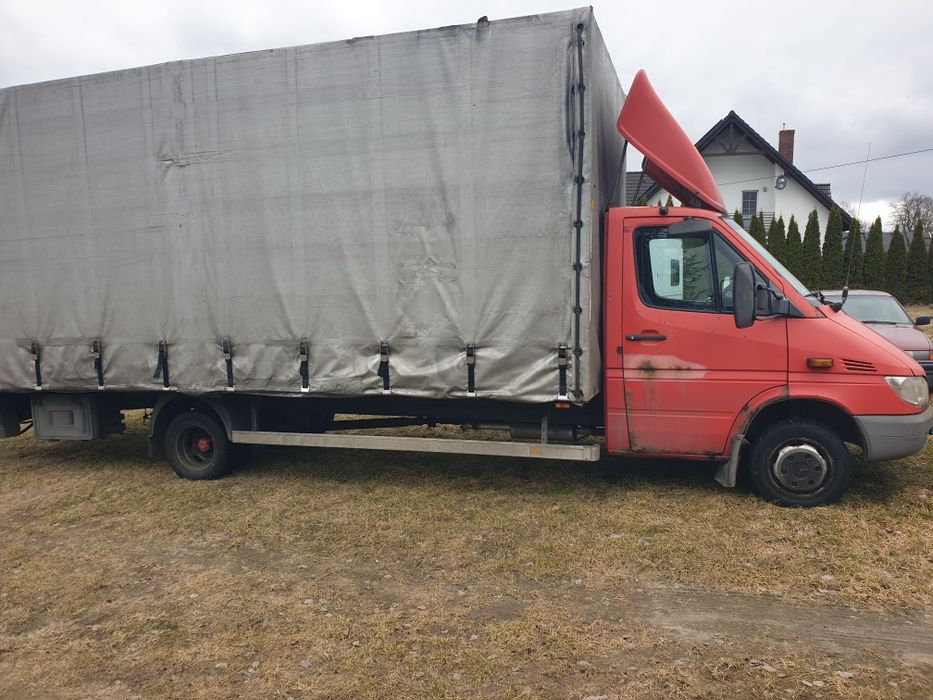 Mercedes Sprinter długa rama laweta 2005-rok  na części