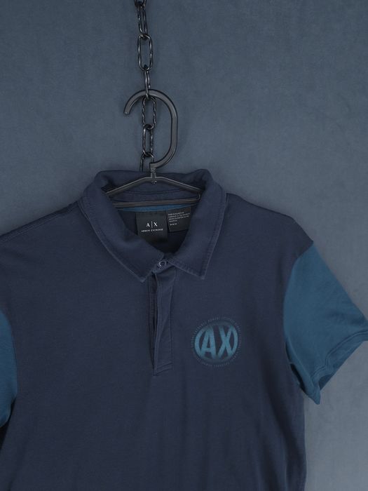 Armani Exchange koszulka polo logo kołnierzyk M