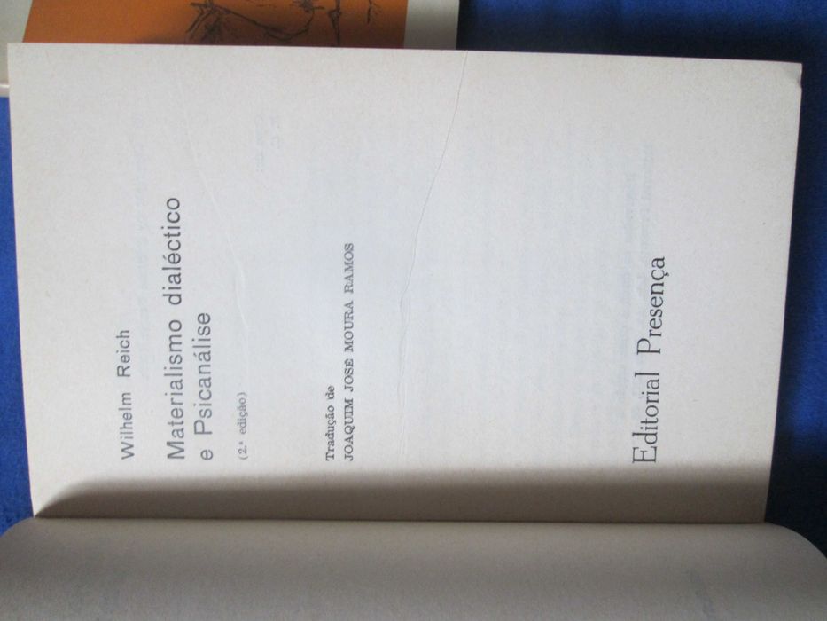 Materialismo Dialéctico e Psicanálise, de Wilhelm Reich