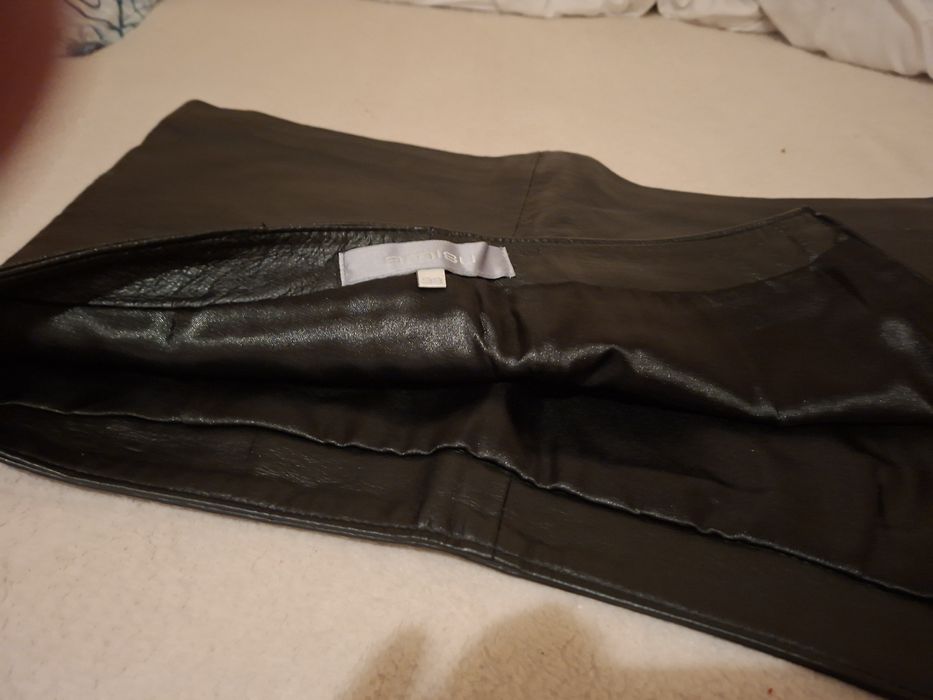 Spódnica naturalna skóra