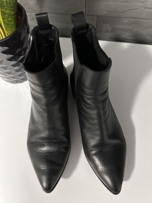 Skórzane Botki Venezia