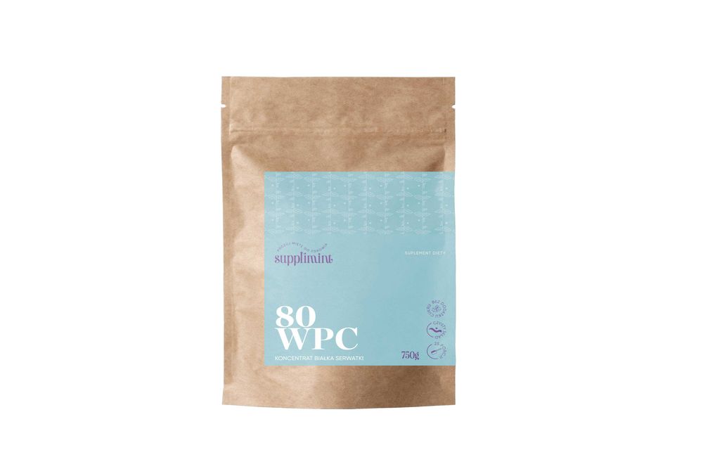 Koncentrat Białka Serwatki WPC 80 Pomarańcza 750 g – Supplimint