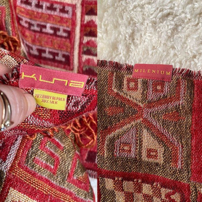 Шарф большой kuna alpaca натуральный!