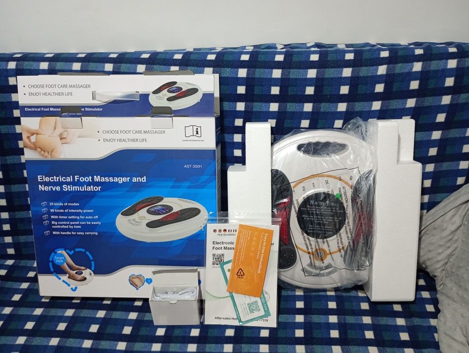 Masażer stóp elektrostymulator krążenia Osito Ast-300 h
