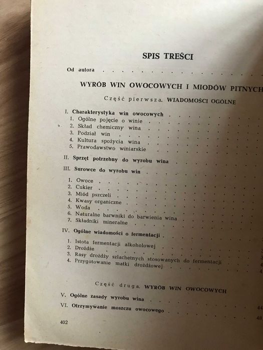 /Przepisy/ Domowy wyrób win Jan Cieślak Biblia winiarstwa 1974r.