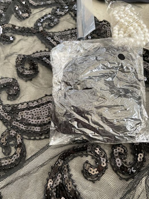 Kostium stroj przebranie roz.Uni Lata 20 Wielki Gatsby halloween