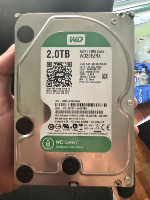Disco rigido Sata Western Digital 2TB